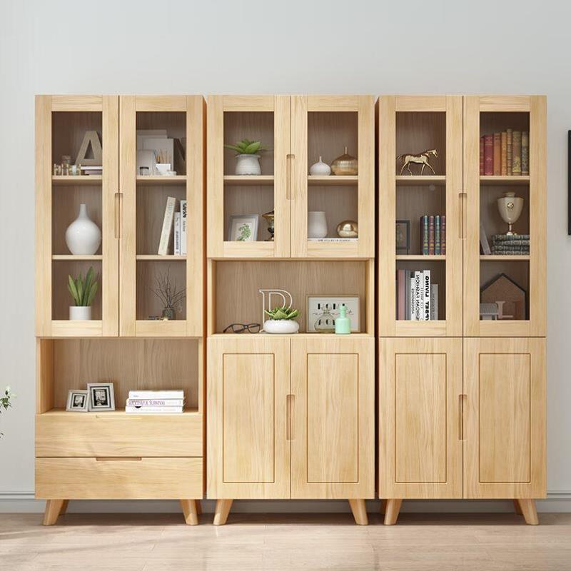 奈高NAIGAO书柜书房展示架展示柜两门置物柜陈列柜储物柜带门