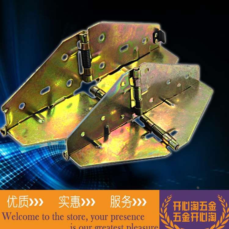 大号老式圆餐桌翻板合页弹簧十字铰链可折叠蝴蝶铰链