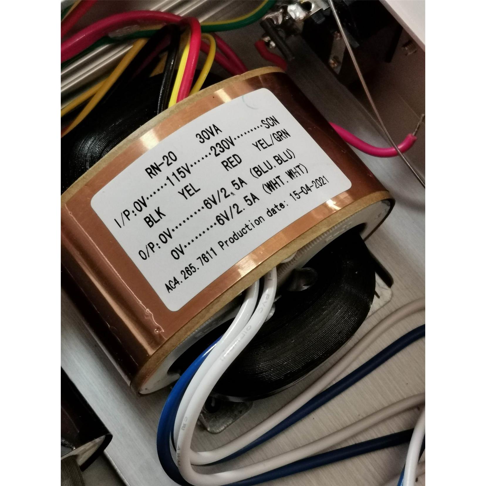 R牛30W双6V2.5A4线带铜皮 R型电源变压器初级115-230V无氧铜线
