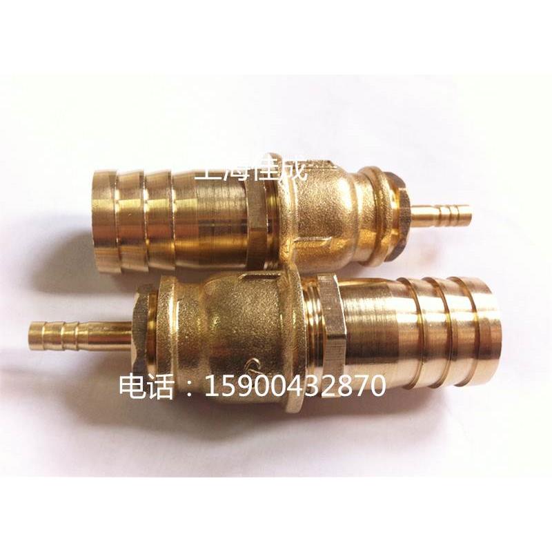 铜二通宝塔直插 变径水管接头插软管快速转换接头4/14/16/25/32mm