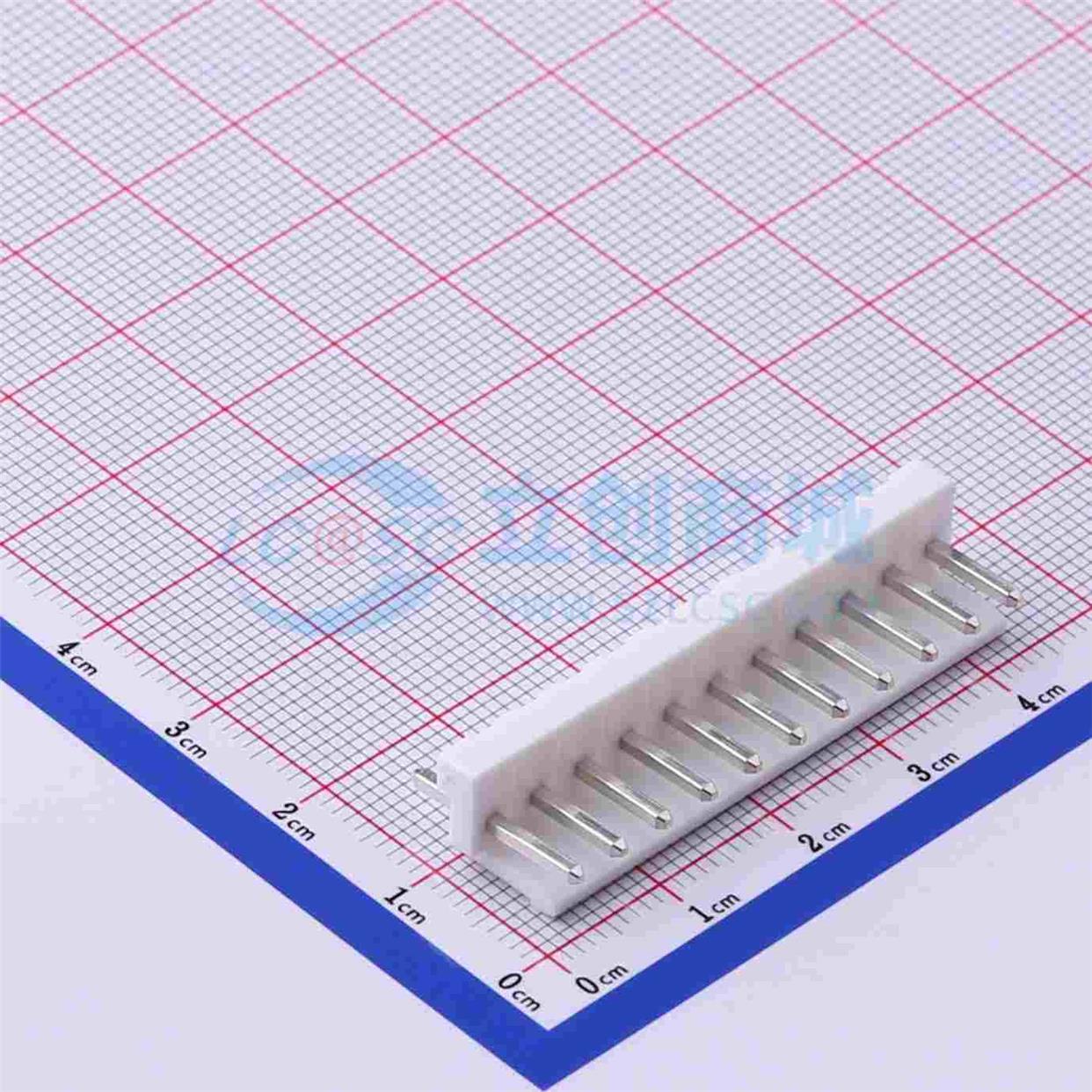 线对板/线对线连接器 B11P-VH(LF)(SN) 插件 1*11P 3.96mm JST