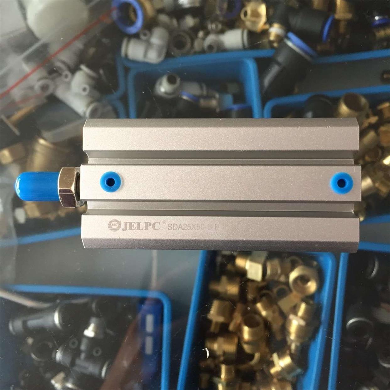 JELPC 佳尔灵原装正品 薄型气缸 外螺纹（附磁）SDA25*50-S-B