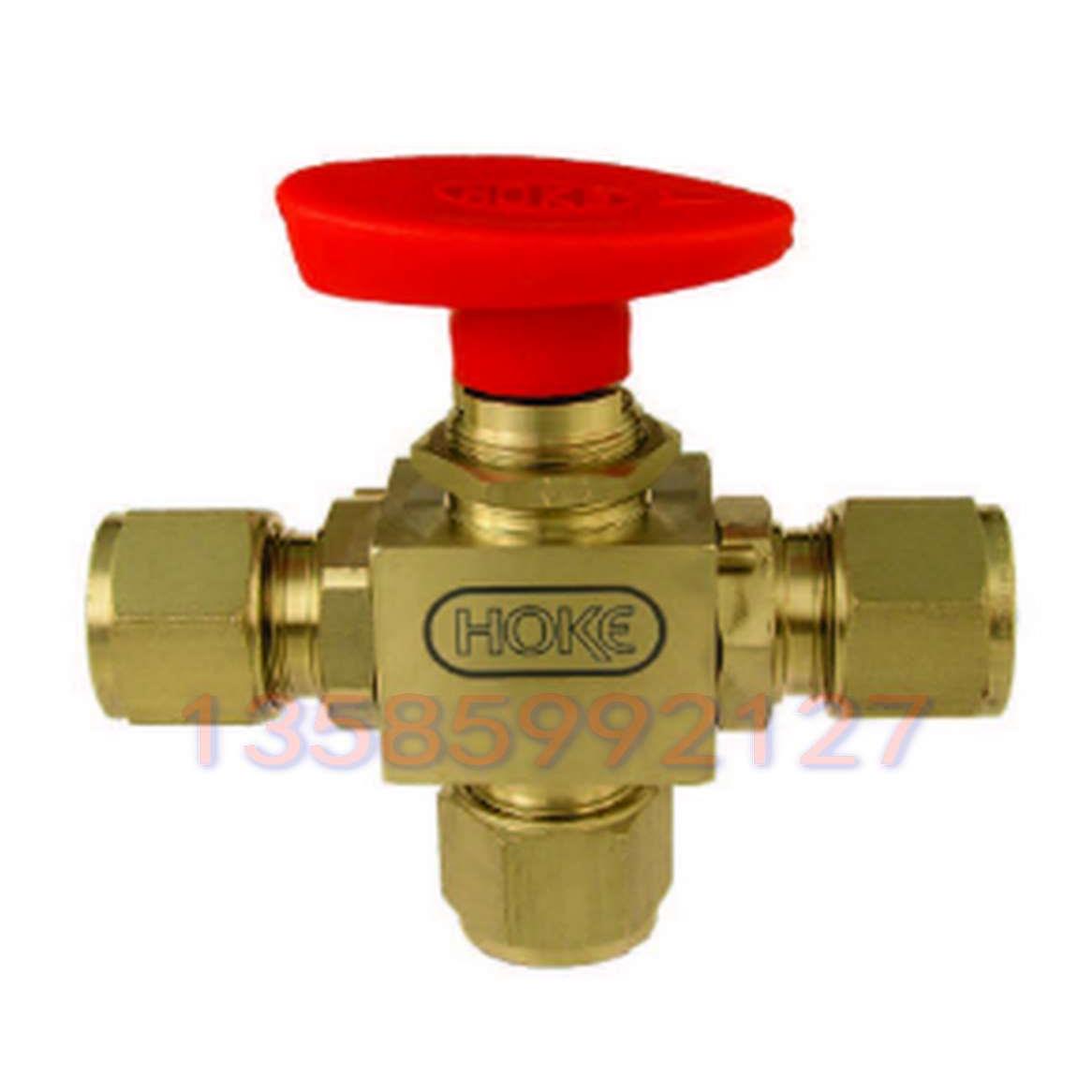 美国HOKE霍克7G系列三通球阀、黄铜卡套三通球阀、DN12