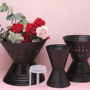 新款包花神器加厚加高新手插花固定器 花束内胆网格箭筒 插花工具