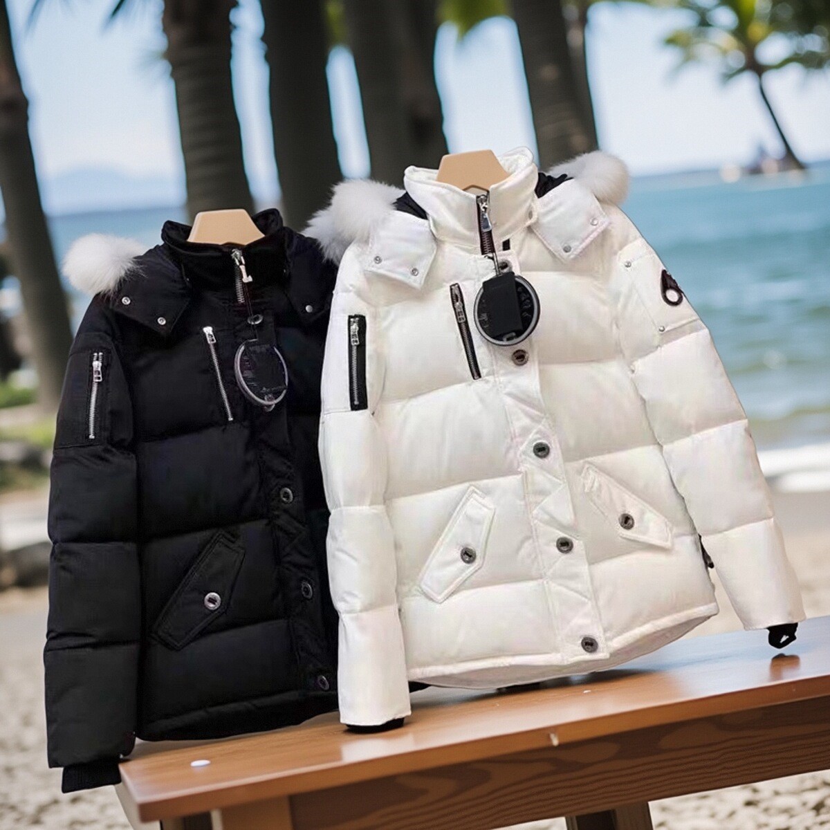 加拿大2024冬季剪刀手羽绒服女大