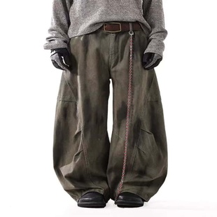 BLANKIN  红宝石蛇骨裤链 搭配潮牌美式复古vibe做旧弯刀休闲裤链