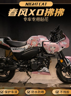 凯特春风XO狒狒全车贴纸