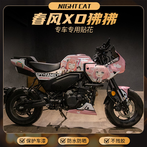 凯特春风XO狒狒全车贴纸