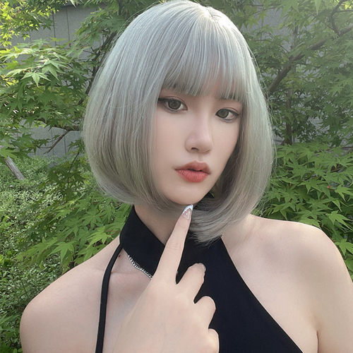 假发bobo欧美外贸短发日系前额短