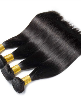 外贸现货非洲假发女straight化纤发帘仿真发human hair发束100g