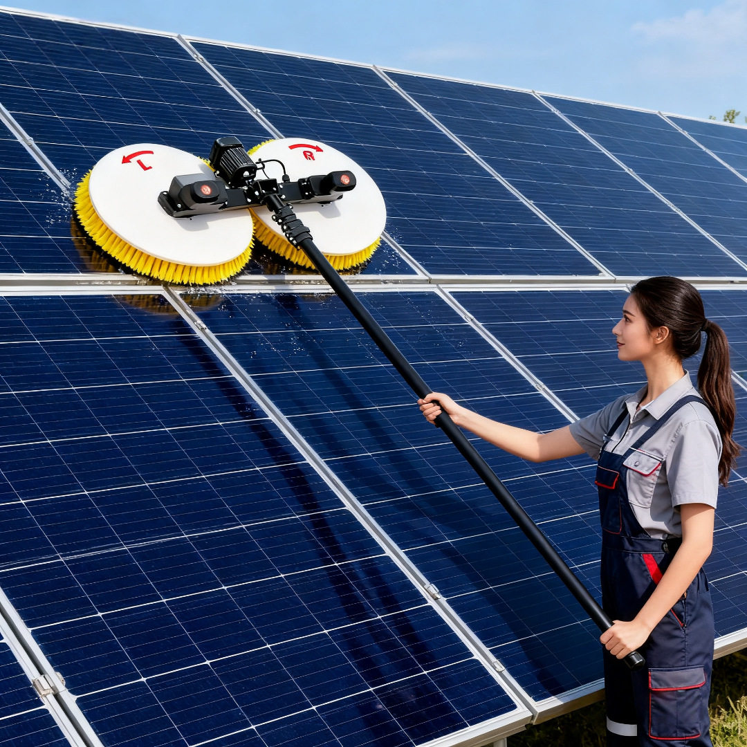 太阳能光伏板清洗设备光伏板清洗毛刷电动喷水清洁刷玻璃墙清洗机,五金/工具,其他太阳能设备和元器件,淘宝优惠券,粉丝福利购,淘宝优惠卷