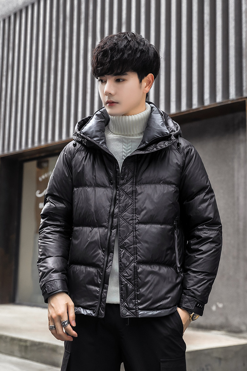 冬季新款羽绒服男短款连帽外衣面包服保暖羽绒外套XJ53-P160,男装羽绒服,电商A237