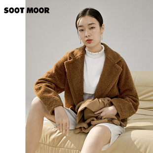 立体剪裁 SOOT 泰迪羊毛 宽松外套 MOOR 短款