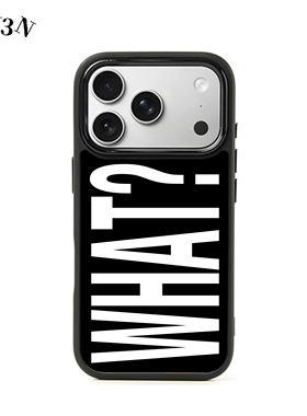 CH3N·WHAT?适用iPhone17/16promax神甲手机壳15包按键词条防摔14小众个性13黑框plus手机套创意苹果保护壳