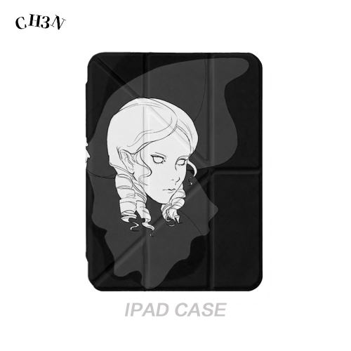 CH3N·双生蝶适用ipad pro2025保护套书本苹果平板Air8/7/6防弯亚克力Y折叠13寸小众mini7/6创意iPad12/11