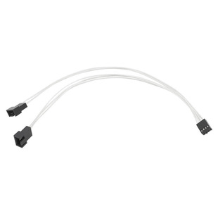 电脑风扇电源线小4pin一分二铁弗龙镀-30-60厘米24-22AWG