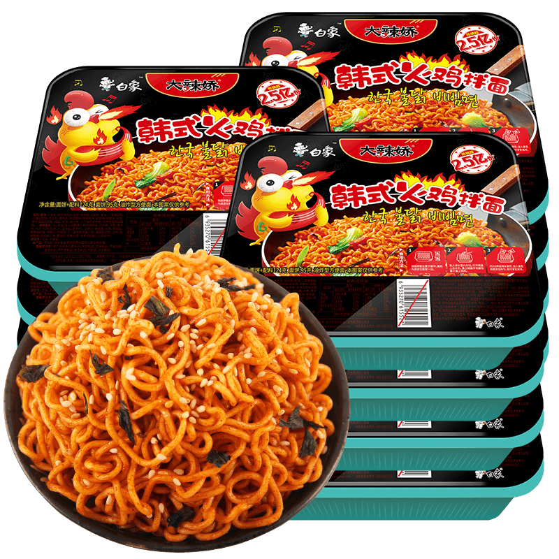 白象盒装国产整箱批发韩式火鸡面