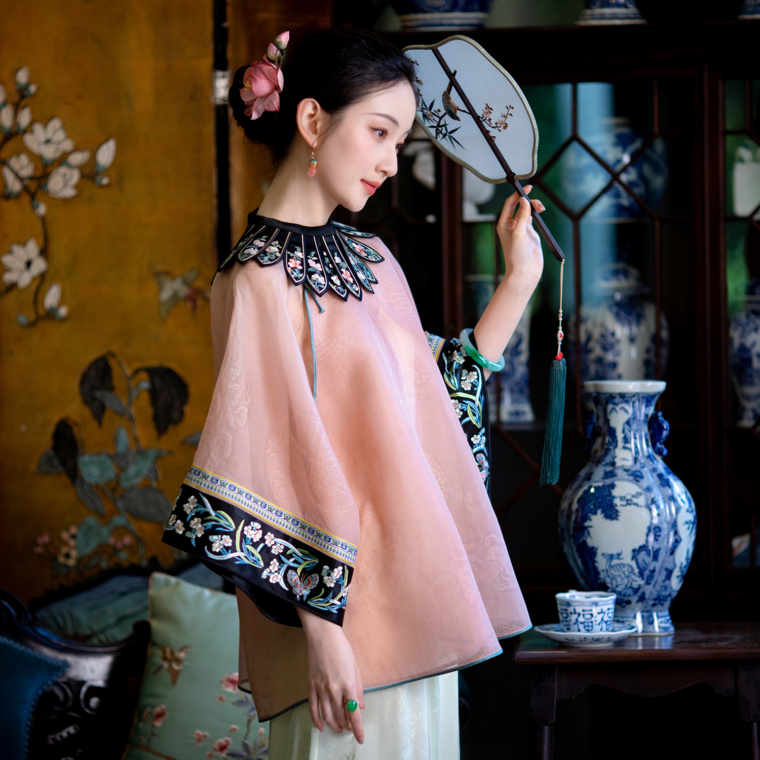 仙绡凝露丨一城风絮丨清汉女上衣