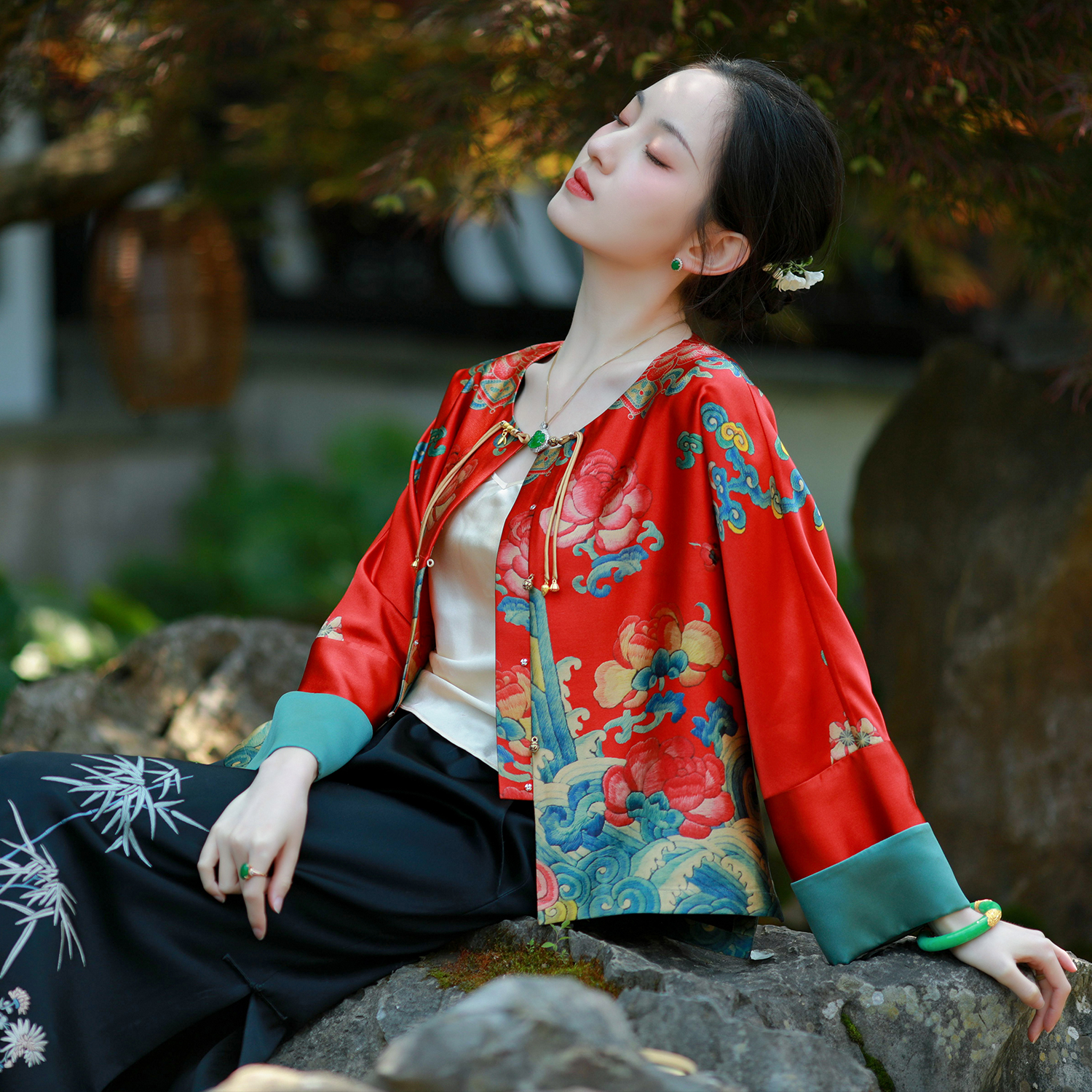 锦堂花韵丨一城风絮丨中式唐装