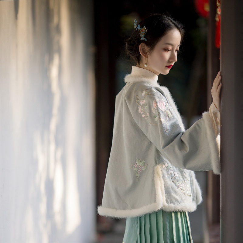 细花竺丨一城风絮丨中式对襟上衣