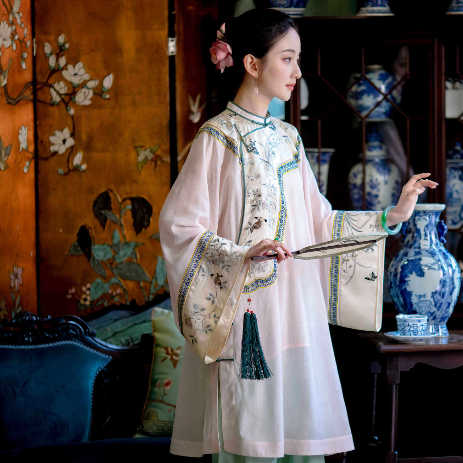 绾香入袖丨一城风絮丨清汉女上衣