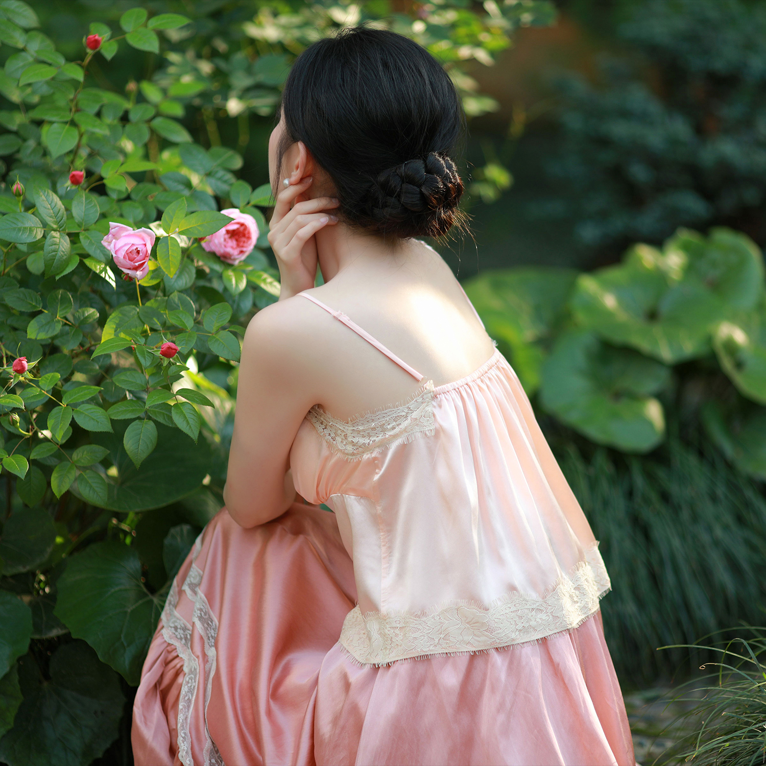 午后蜜茶丨一城风絮丨真丝吊带