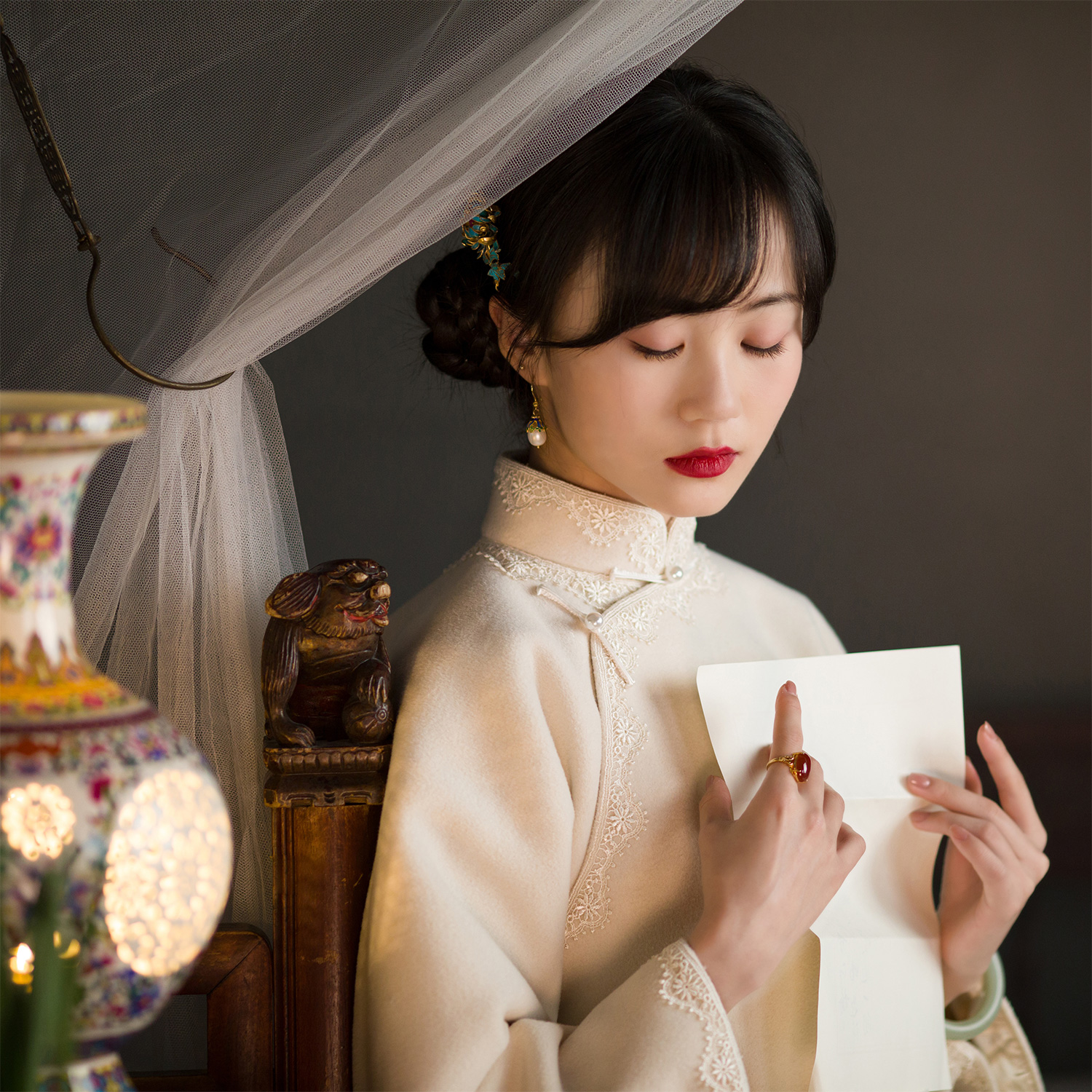 清歌曲丨一城风絮丨民国风上衣