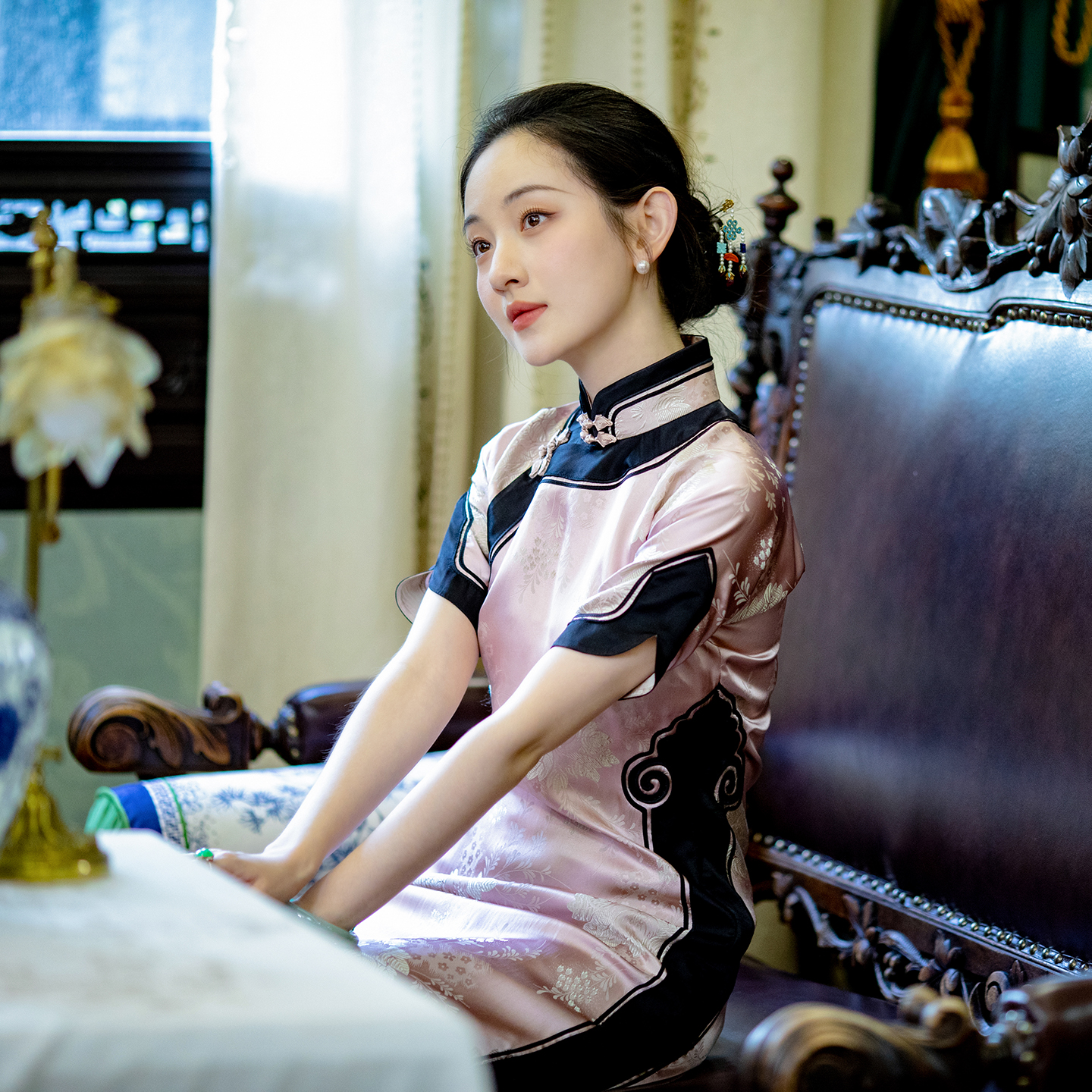 柔枝云幸丨一城风絮丨民国风旗袍