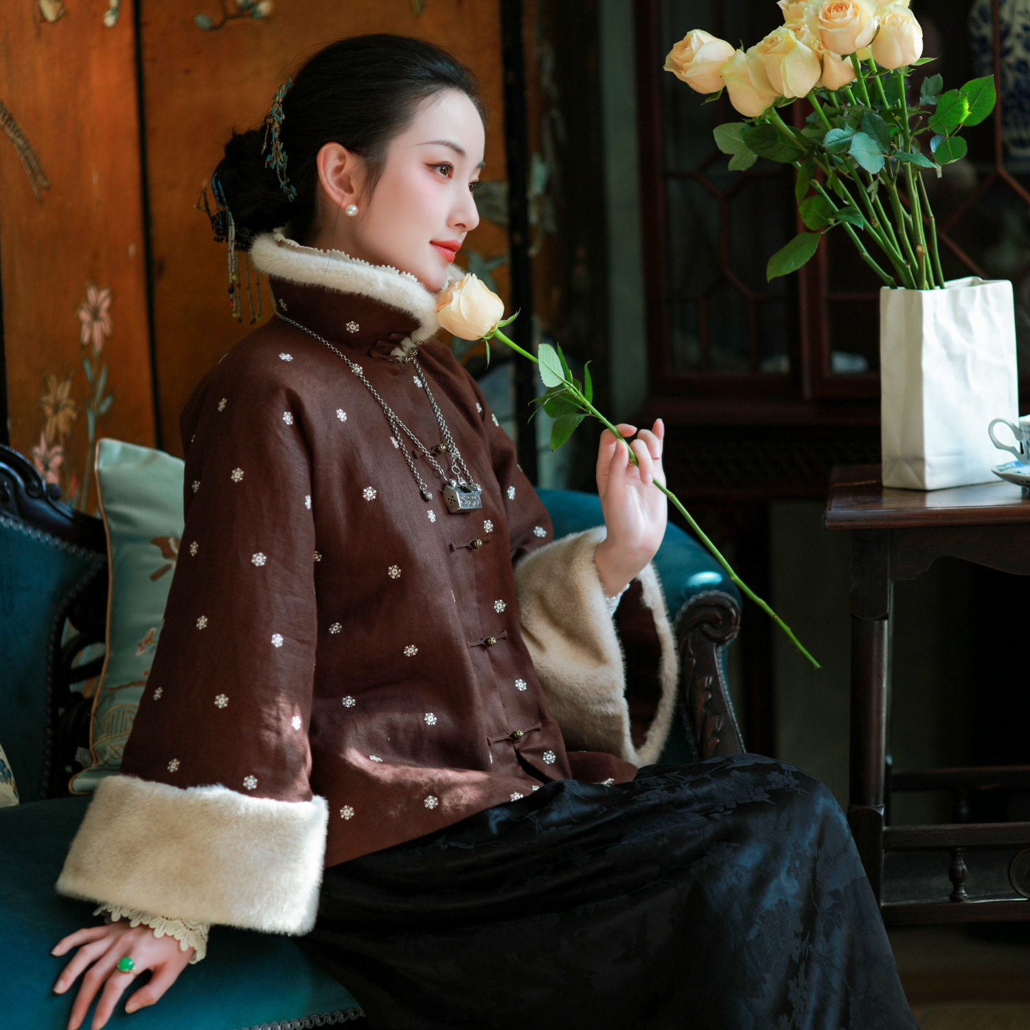 静听花雨丨一城风絮丨秋冬厚棉袄