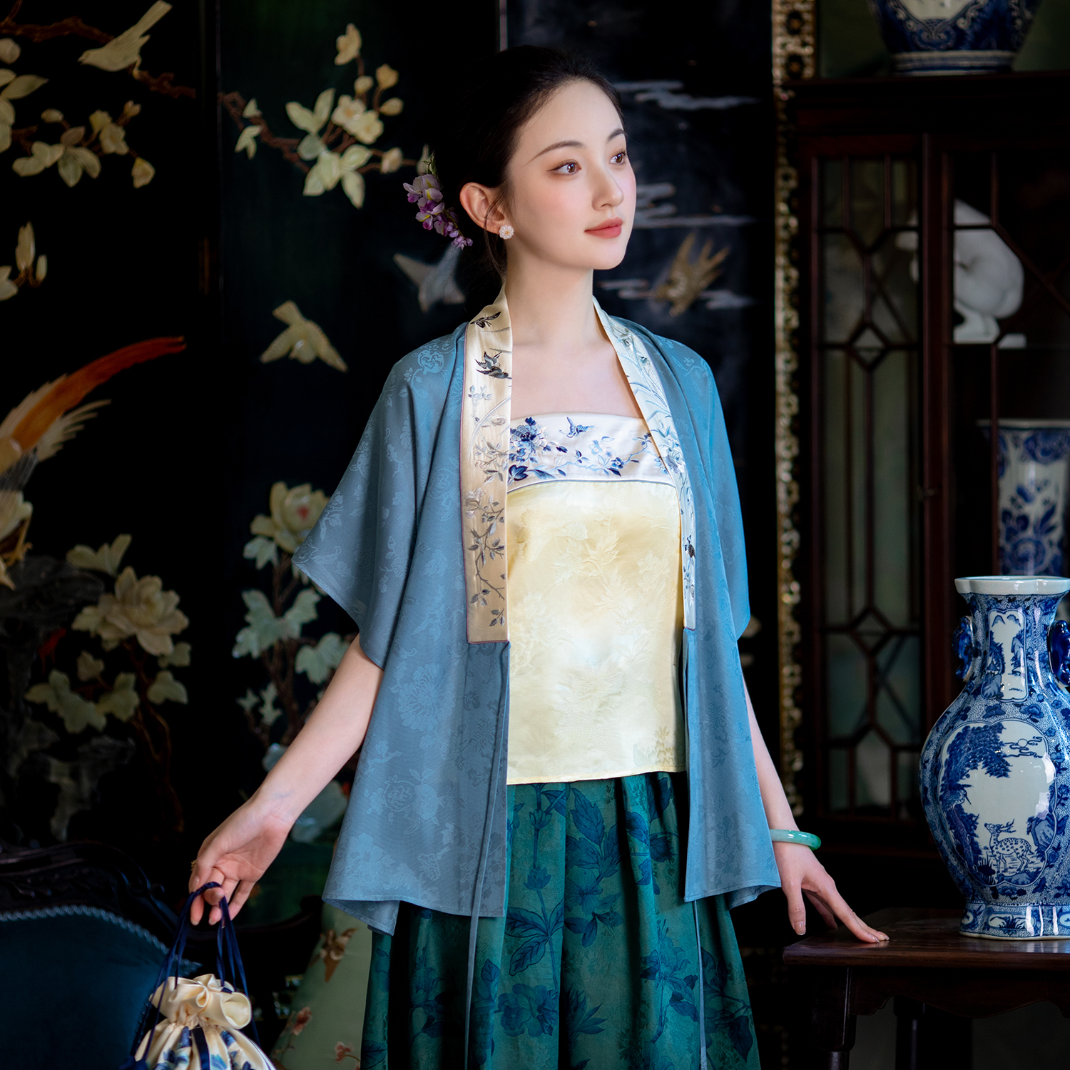 兰寻雅客丨一城风絮丨汉元素外套