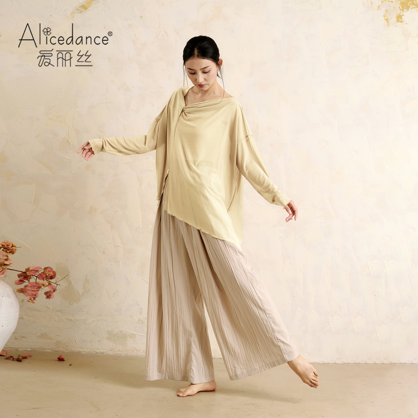 alicedance古典舞蹈服套装女宽松成人舞蹈罩衫现代舞飘逸长袖上衣,运动/瑜伽/健身/球迷用品,古典舞服,淘宝优惠券,粉丝福利购,淘宝优惠卷