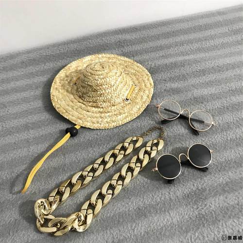 雪纳瑞猫咪眼镜宠物小狗幼犬墨镜