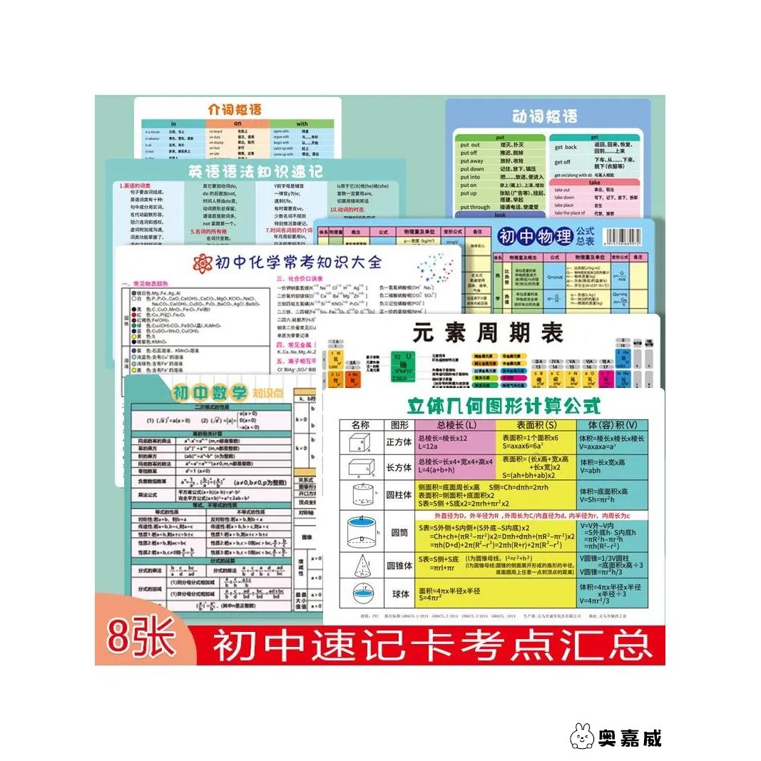 初中化学物理化学周期表否2岁