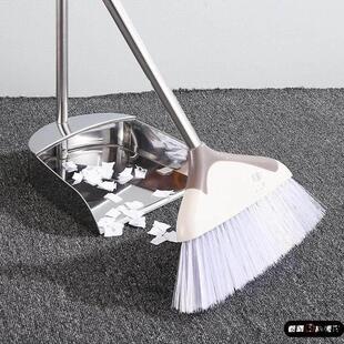 不锈钢扫把簸箕套装单个箕畚箕铲子撮子加厚铁畚斗家用垃圾斗铲子