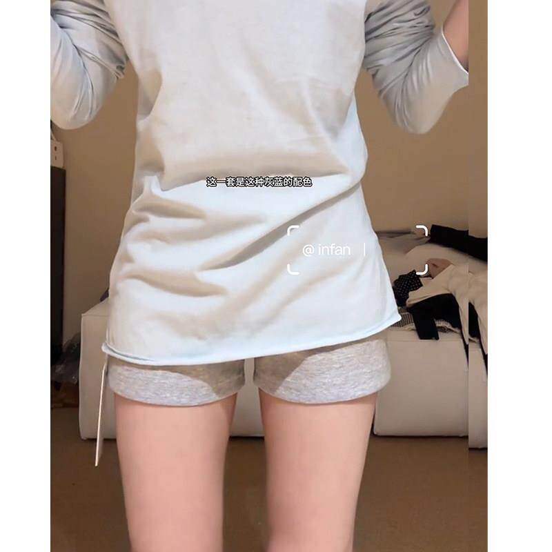 女士外穿运动短裤跑步专用休闲春夏款韩版简约修身显瘦设计感卫裤