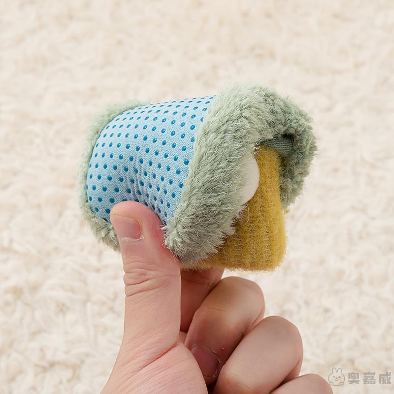 婴儿冬季长筒加绒袜鞋袜加绒加厚秋护腿可爱卡通袜软底加厚保暖新