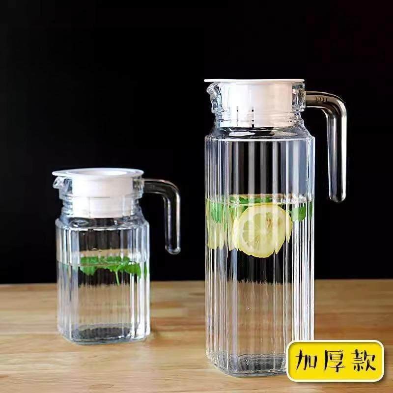 装豆浆专用耐高温玻璃杯耐热高温防爆大容量开水瓶盛水壶加厚晾水