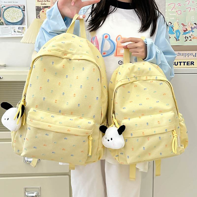 2025新款书包女ins日系学院风中学生双肩包女韩版原宿高级感背包