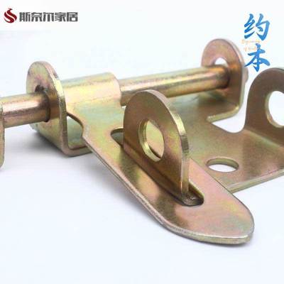 双开门门栓焊接大门左右老式门锁