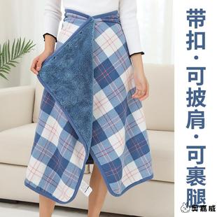 空调房盖腿神器保暖办公室盖腿防腿冷毛毯夏季 空调房护腿防寒毯