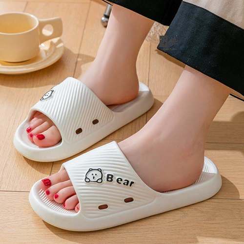 拖鞋女款2025新款EAV小熊防滑防臭踩屎感软