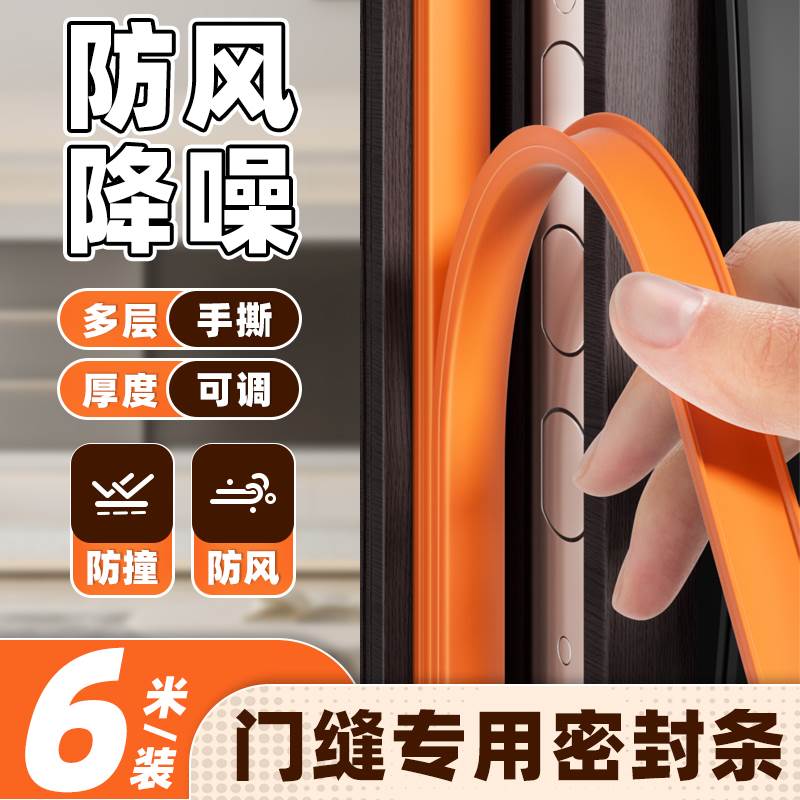 德国防盗门密封条门缝防风门框专用隔音静音