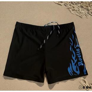 大码 五分游泳男款 平角泳裤 温泉游泳装 男 秋季 备专业尴尬防泳裤 新款