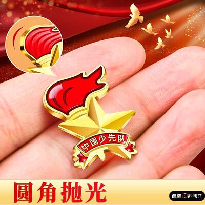 队徽少先队员标准款少年先锋队队员徽章别针式强磁款胸章磁扣