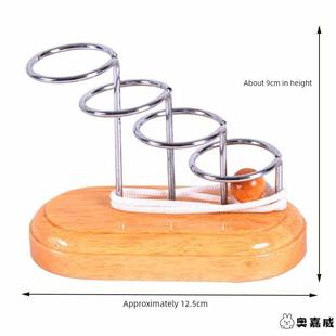 拓扑学古典益智玩具 桌面解环解锁趣味新款玩具步步惊心鼠困梯环