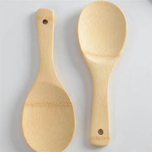 饭勺子家用盛饭不粘加厚炒菜锅铲米饭铲竹饭勺不粘锅专用木头大号