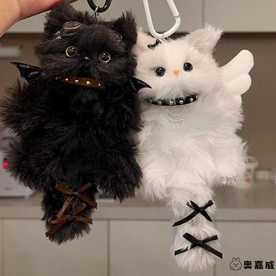 手工小猫毛绒书包挂件扭扭棒手工挂件材料包女生儿童玩具公仔玩偶