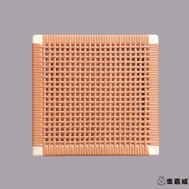 藤编坐垫办公椅轮椅汽车凉爽真藤坐垫透气散