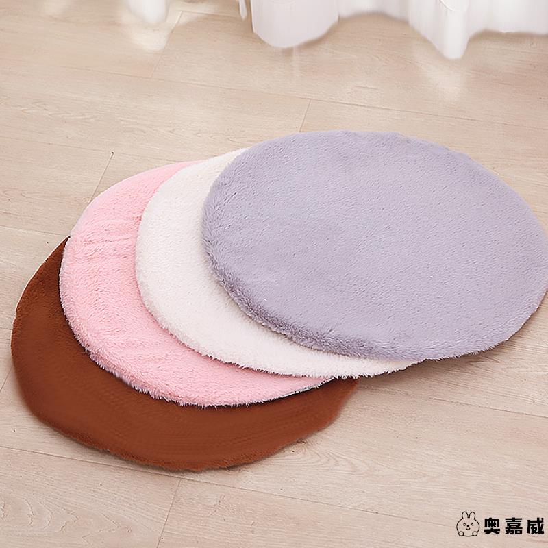 冬季宠物保暖猫咪狗窝坐垫毛绒圆