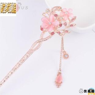 女童铃兰簪子超仙古典清新淡雅发簪儿童古风头饰汉服发饰流苏步摇